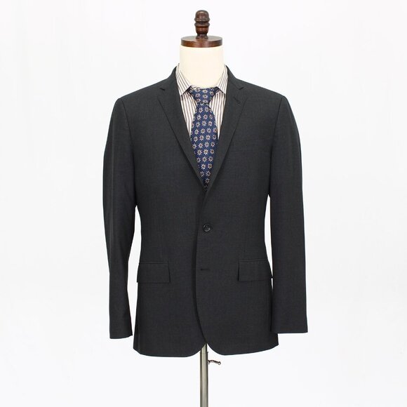 J. Crew Other - J. Crew Ludlow 40R Gray Solid 2-Button Sport Coat Blazer Jacket G569